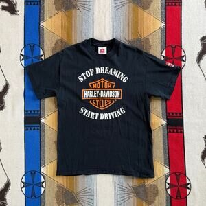 Vintage Men’s Harley Davidson Denmark Double Sided T-Shirt Medium Double Sided
